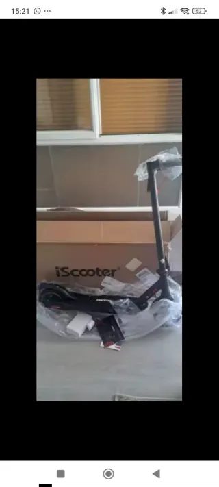 Patinete eléctrico iScooter sin estrenar