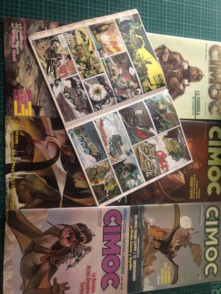 Lote 6+1 revistas CIMOC sci-fi fantasía NORMA 80’s