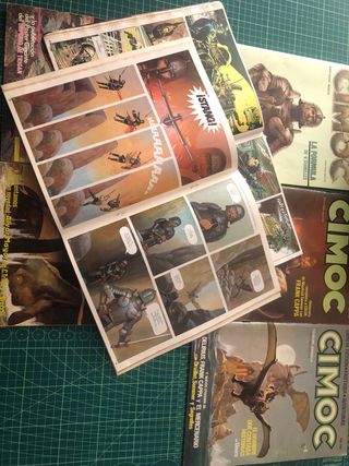 Lote 6+1 revistas CIMOC sci-fi fantasía NORMA 80’s