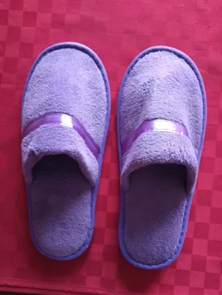 Pantofole pile viola donna n.39/40