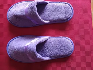 Pantofole pile viola donna n.39/40