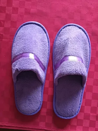 Pantofole pile viola donna n.39/40