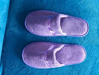 Pantofole pile viola donna n.39/40