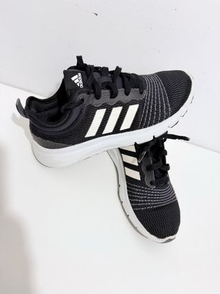 Zapatillas Adidas Niño Negras Blancas