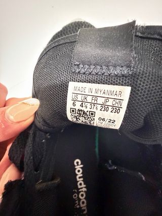 Zapatillas Adidas Niño Negras Blancas