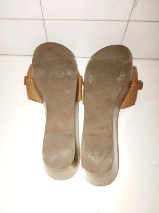 Sandalias Tory Burch Marrón Talla 39