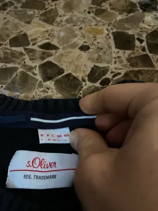 Jersey Oliver Talla L Negro