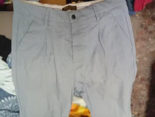 Pantalón pinzas moderno 42 cm cintura