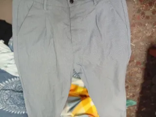 Pantalón pinzas moderno 42 cm cintura