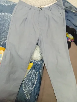 Pantalón pinzas moderno 42 cm cintura