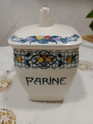 Set 6 Botes Cocina Cerámica Vintage