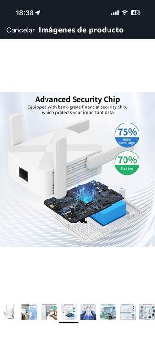 Repetidor WiFi 2.4GHz AP/Repeater
