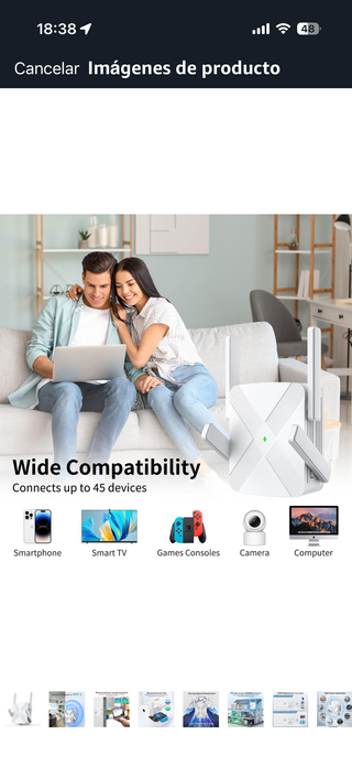 Repetidor WiFi 2.4GHz AP/Repeater