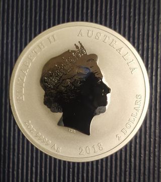 AUSTRALIA 2018 -Anno del CANE da 2 oz. PROOF