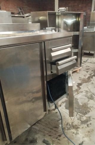 Bajo Mostrador Frío / Mesa Fría Acero Inox