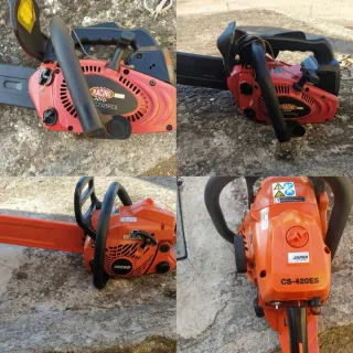 2 Motosierras ECHO CS-420ES + Racing AC2325PCS