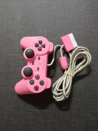 Mando DualShock 2 rosa para Ps2