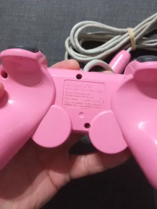 Mando DualShock 2 rosa para Ps2