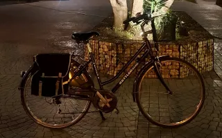 Bici KETTLER 7v 1 plato con alforjas cesto,y luces