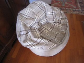 Poltrona bean bag VD HOME tessuto