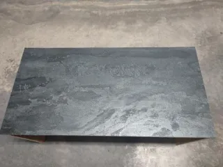 Mesa centro elevable roble y mármol