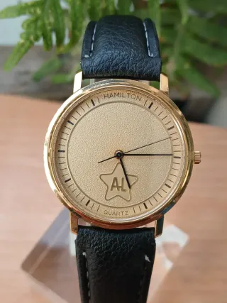 Reloj Hamilton 8702 Cuarzo Dorado