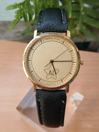 Reloj Hamilton 8702 Cuarzo Dorado