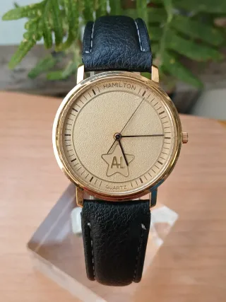 Reloj Hamilton 8702 Cuarzo Dorado