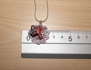 Lote 4 colgante cadena Sargadelos relicario sellos