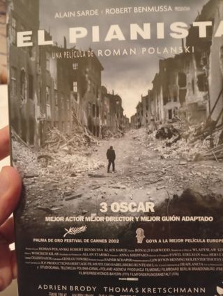 DVD Promesas del Este Cinema Paradiso El Pianista