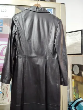 Abrigo Piel ARROPA Talla 40 Negro