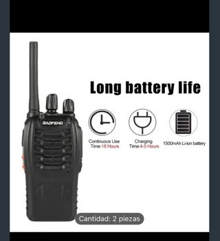 2 Walkie Talkies Baofeng PMR 446MHz