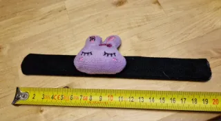 Braccialetto slap coniglietto peluche