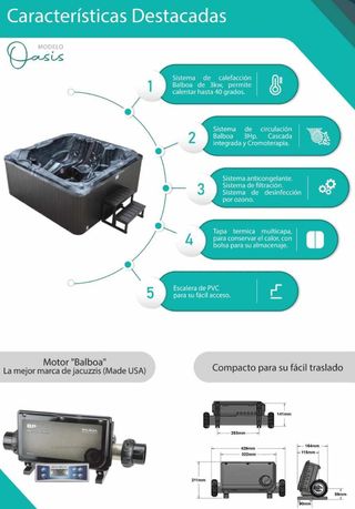 Jacuzzi Oasis Negro