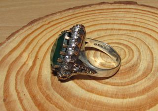 Anillo sortija plata 925 Hurrem estilo otomano