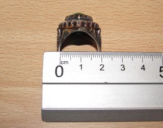 Anillo sortija plata 925 Hurrem estilo otomano