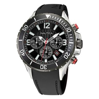 Reloj Nautica Chronograph Negro/plata impoluto