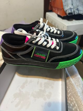 Zapatillas Versace Jeans Couture Negras y Verdes
