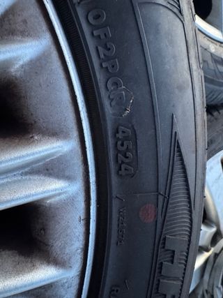 5 Llantas Citroën 16 con Neumáticos