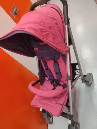 Cochecito Cybex rosa y morado