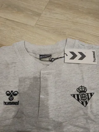 Polo Real Betis Hummel Talla L Gris