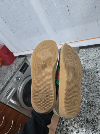 Zapatillas Gucci G74 Negras y Verdes