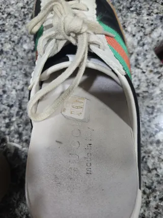 Zapatillas Gucci G74 Negras y Verdes