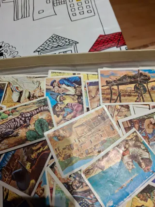 61 Cromos El Salvaje Oeste