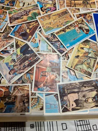61 Cromos El Salvaje Oeste
