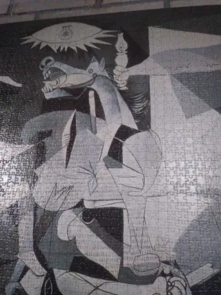Cuadro-Puzzle enmarcado. El Guernica de Picasso