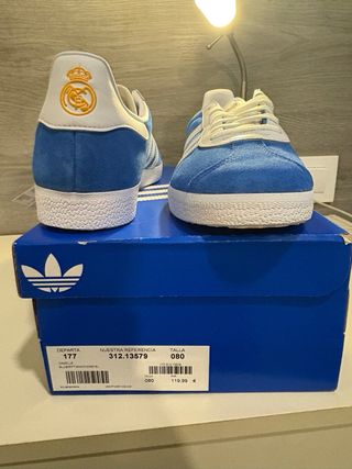 Adidas Gazelle Real Madrid Azul Blanco