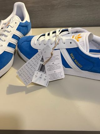 Adidas Gazelle Real Madrid Azul Blanco