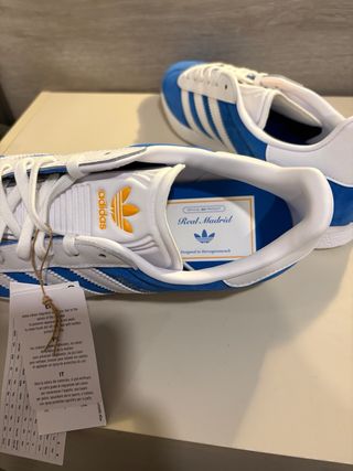 Adidas Gazelle Real Madrid Azul Blanco