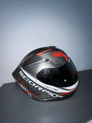 Casco Scorpion EXO-391 Talla S Negro/Rojo